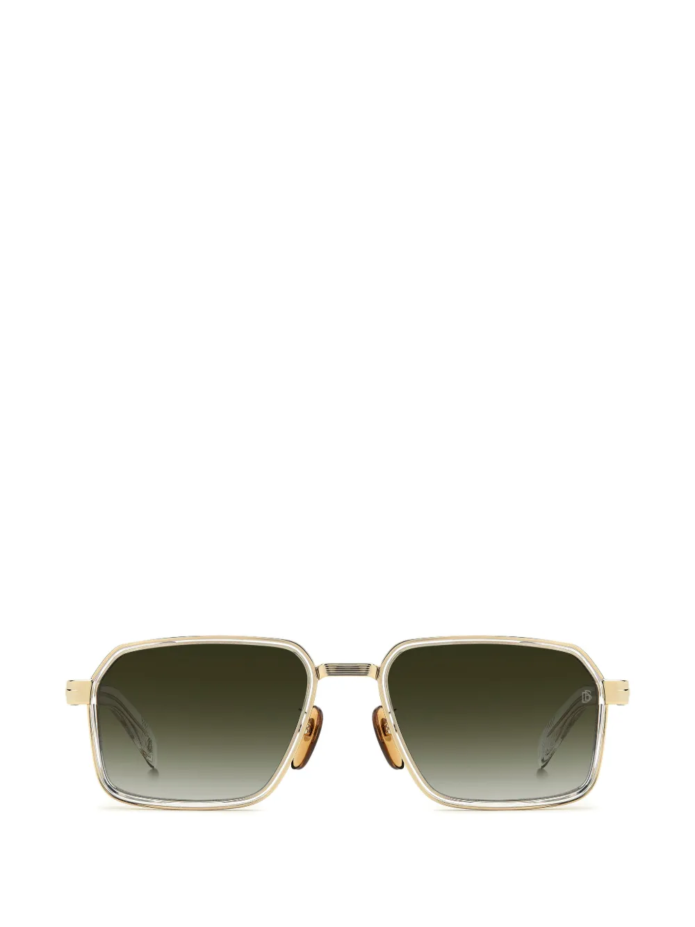Eyewear by David Beckham geometric-frame sunglasses - Oro