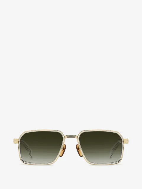 Eyewear by David Beckham 几何形镜框太阳眼镜