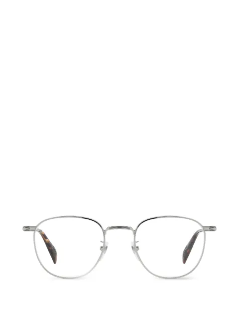 Eyewear by David Beckham lentes con armazón redonda metalizada