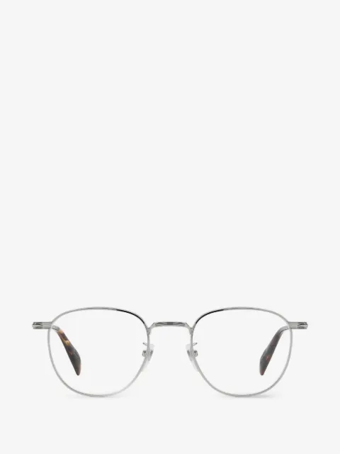 Eyewear by David Beckham round-frame metal glasses