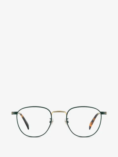 Eyewear by David Beckham round-frame metal glasses
