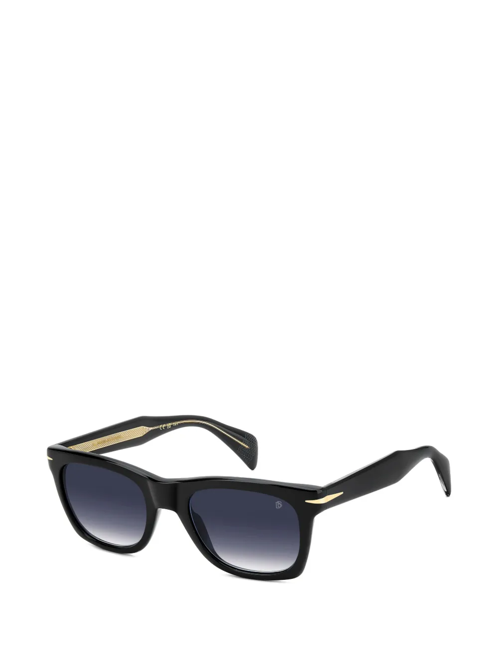 Eyewear by David Beckham Zonnebril met vierkant montuur Zwart