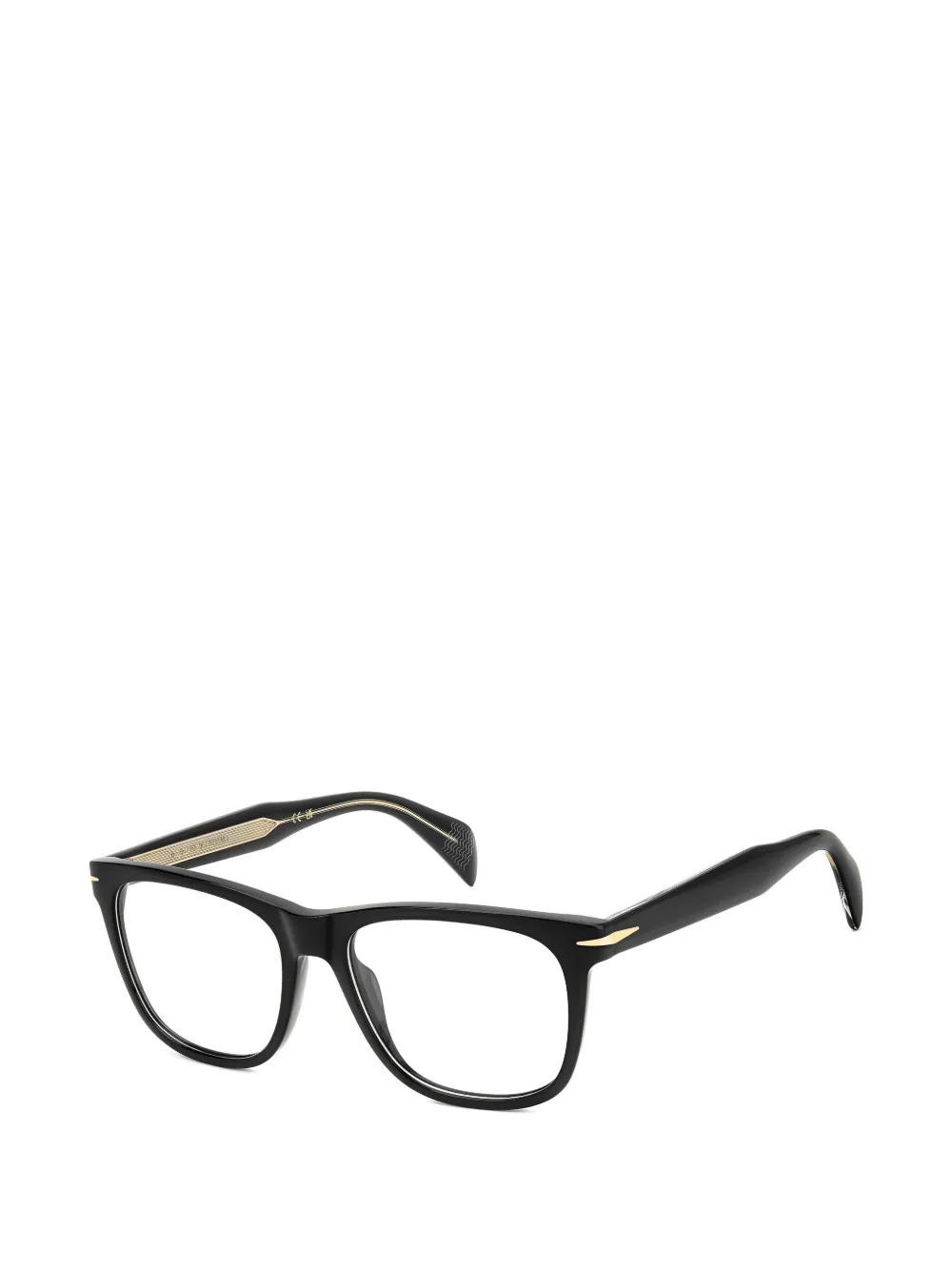  Eyewear By David Beckham Square-frame Browline Glasses - Black 