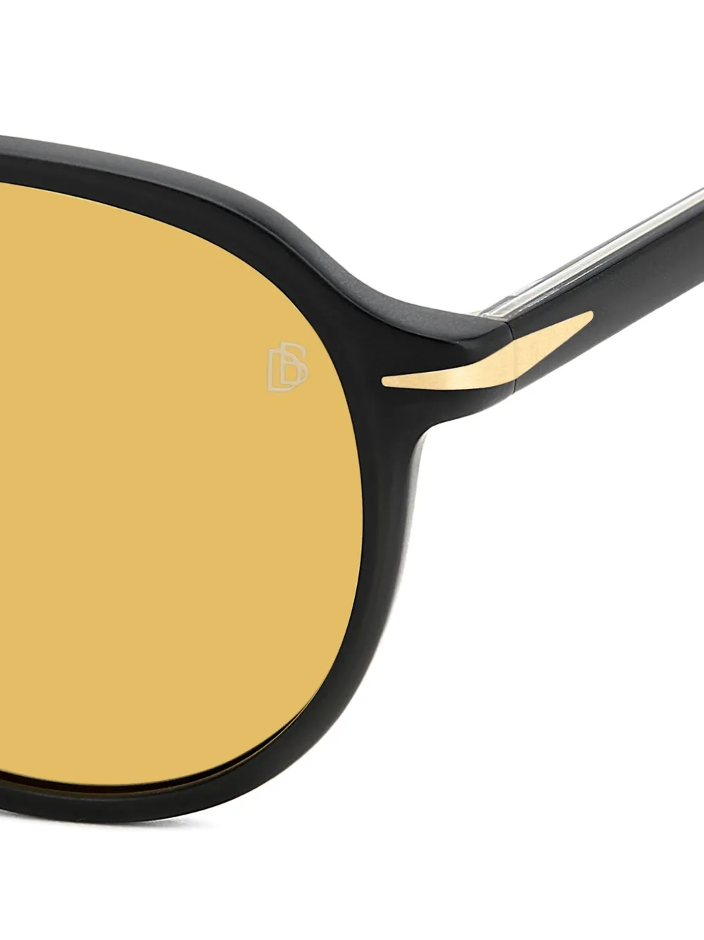 Eyewear by David Beckham Zonnebril met piloten montuur Zwart