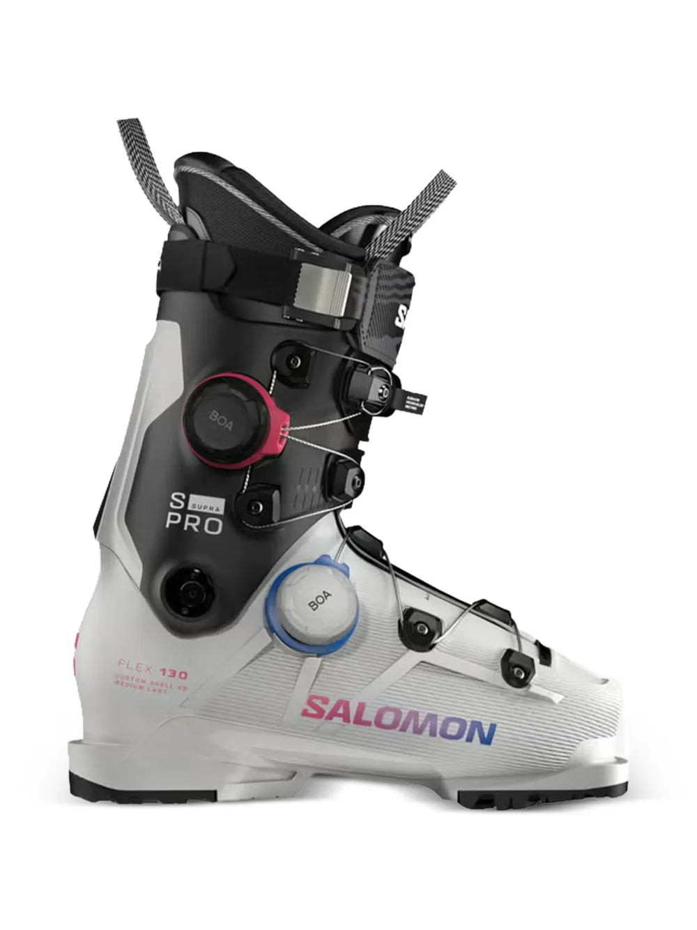 Salomon S Pro Supa Dual Boa 130 ski boots – White Salomon S Pro Supa Dual Boa 130 ski boots – White