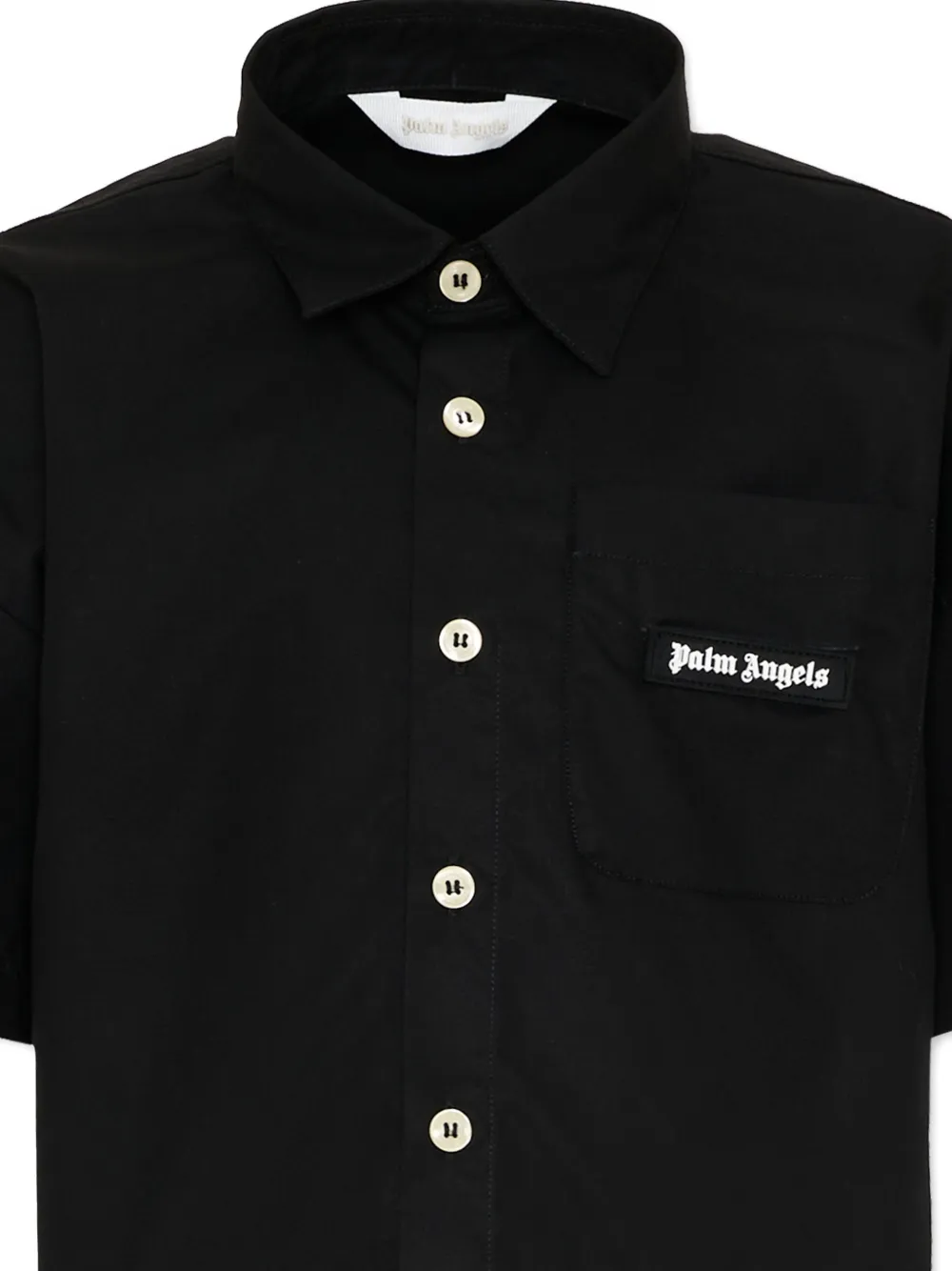 Logo-Patch Short-Sleeve Shirt