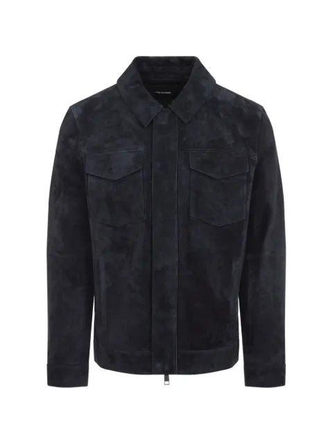 Yves Salomon pocket leather jacket