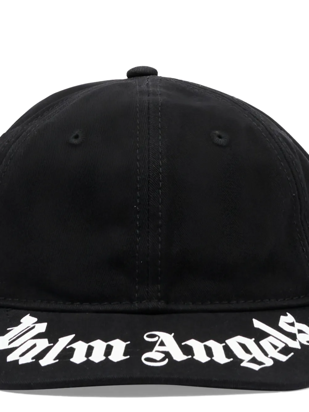 Palm Angels Kids Honkbalpet met logo Zwart