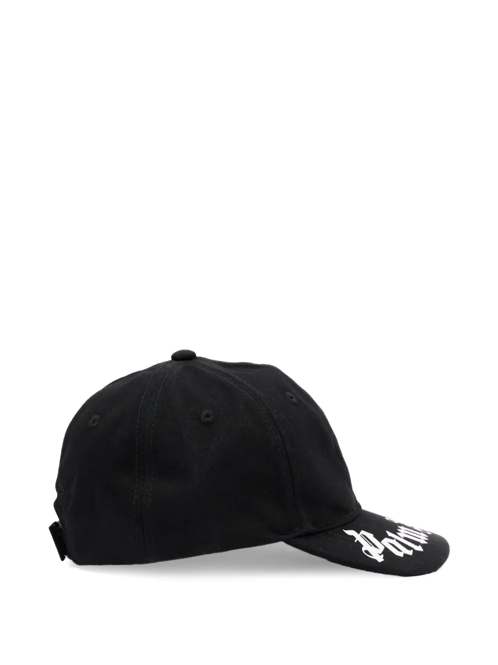 Palm Angels Kids Honkbalpet met logo Zwart