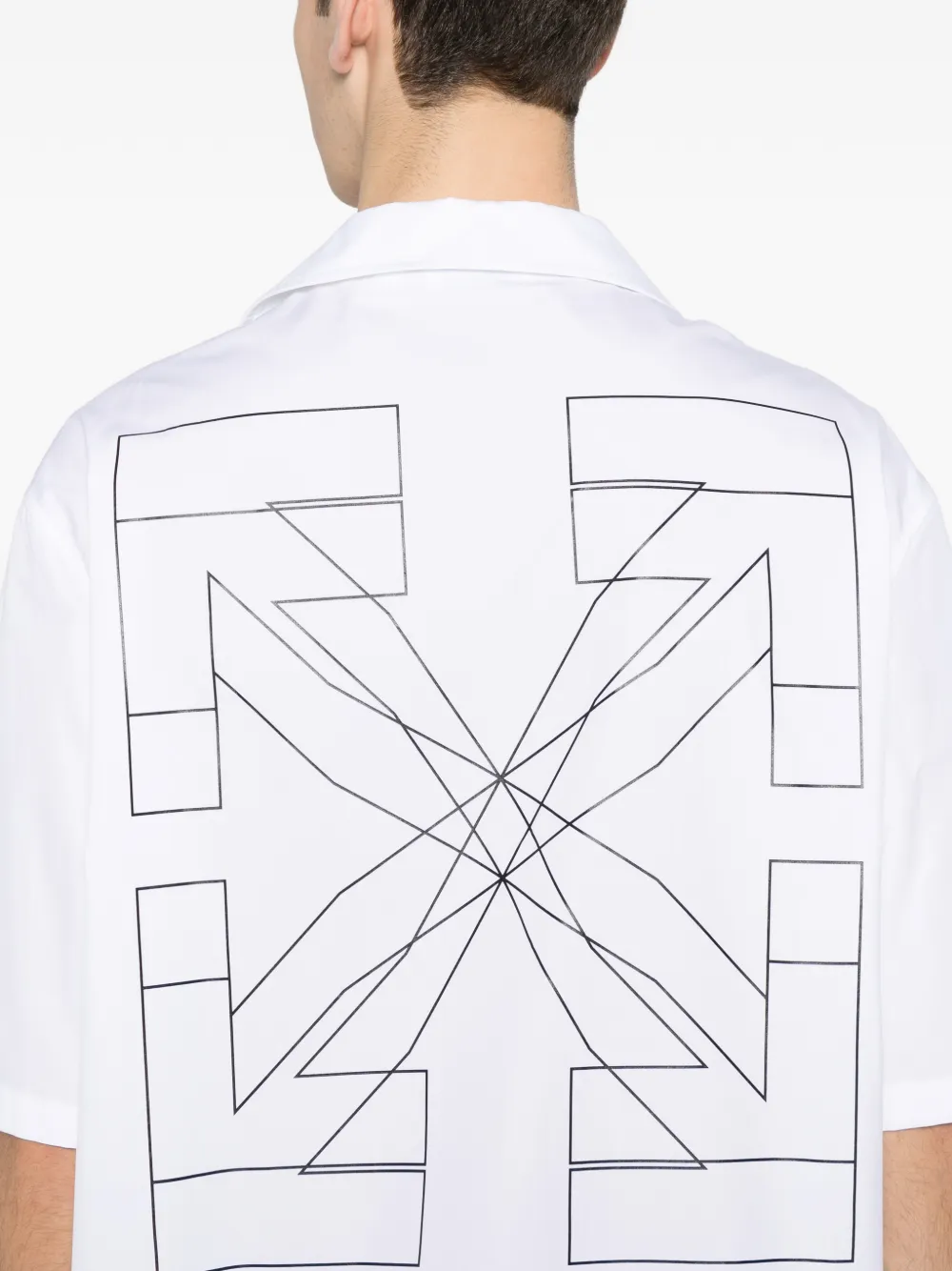 Off-White Overhemd met korte mouwen Wit