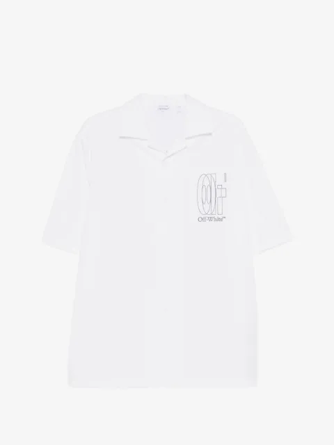 Off-White logo-print short-sleeve shirt