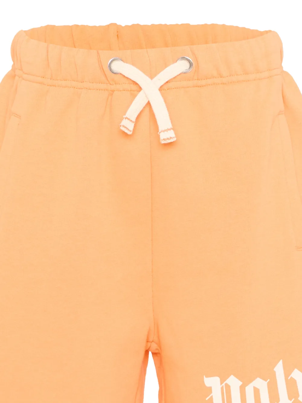 Palm Angels Kids Shorts met logoprint Oranje