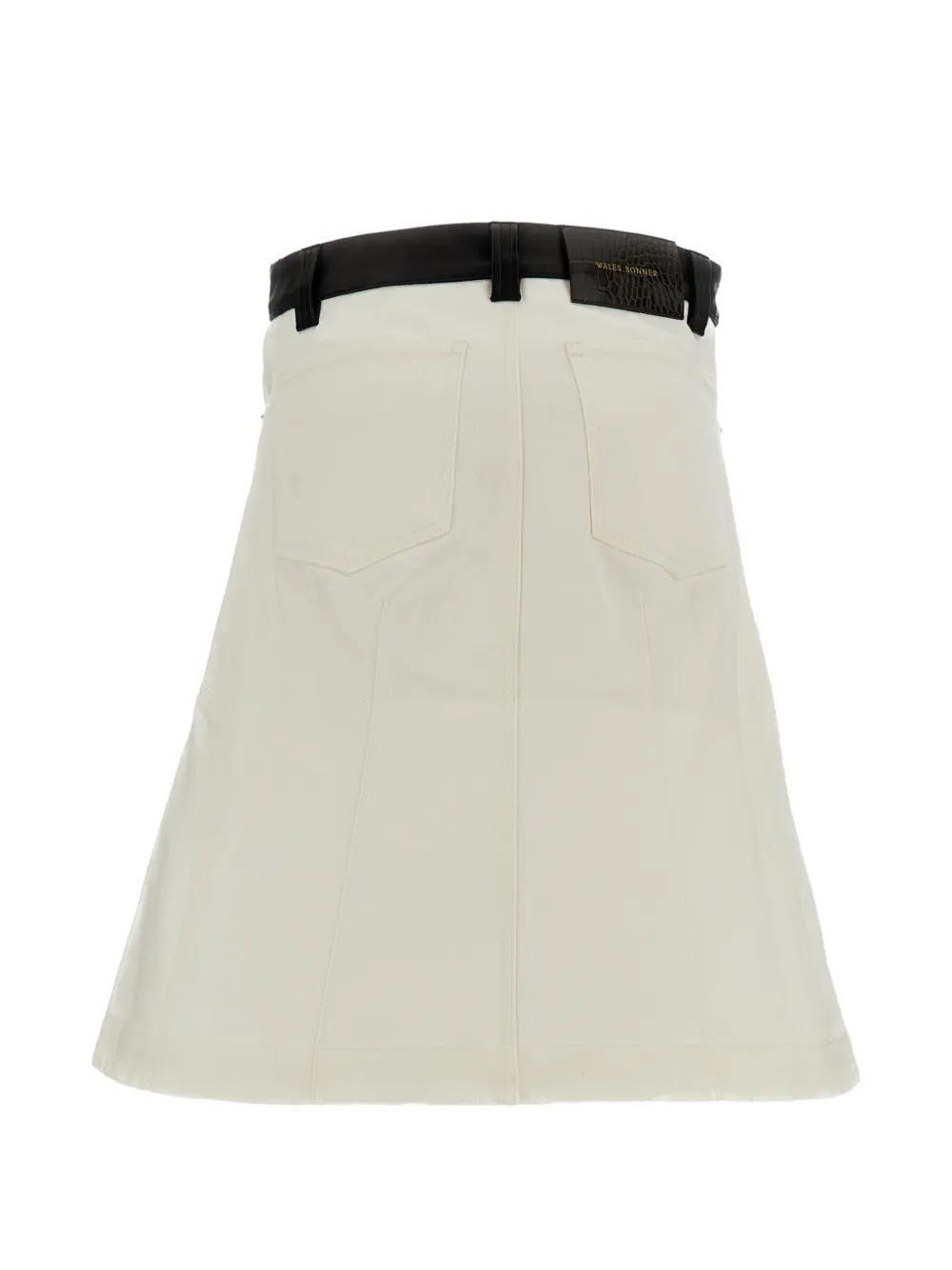  Wales Bonner A-line Midi Skirt - Neutrals 