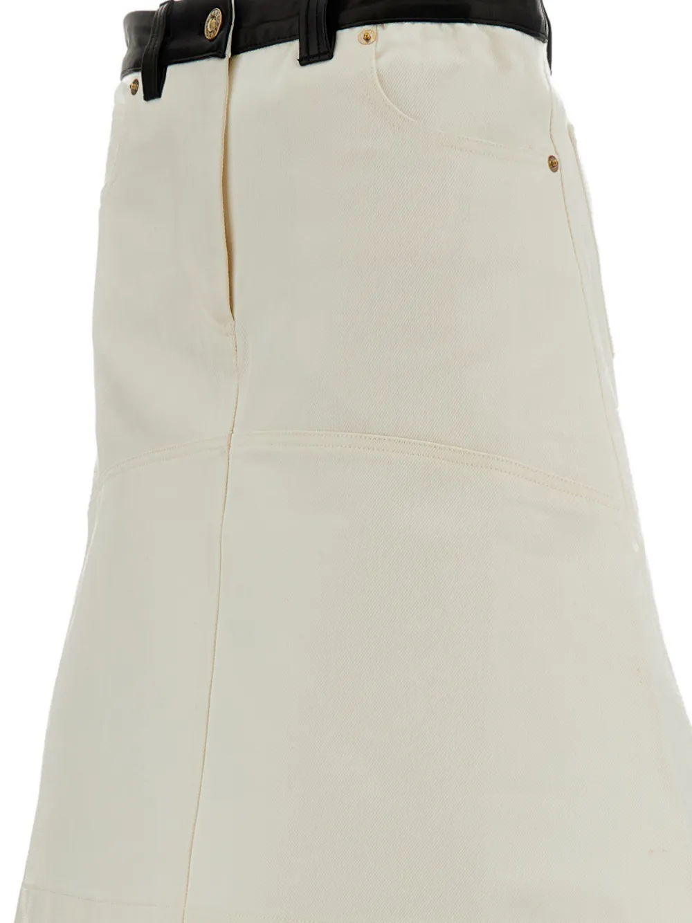  Wales Bonner A-line Midi Skirt - Neutrals 