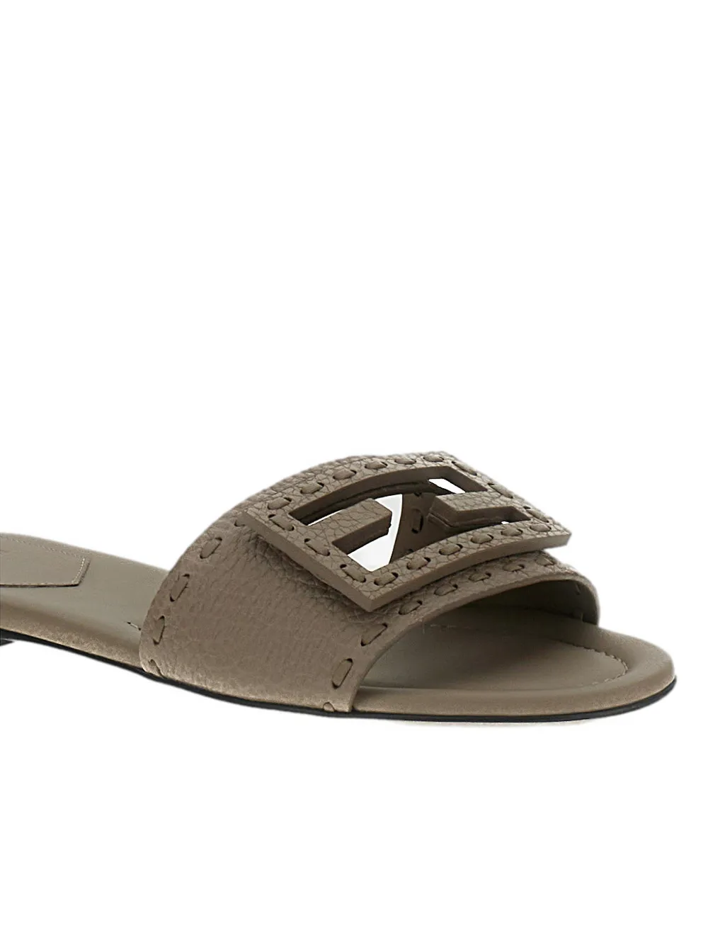 FENDI Leren muiltjes Grijs