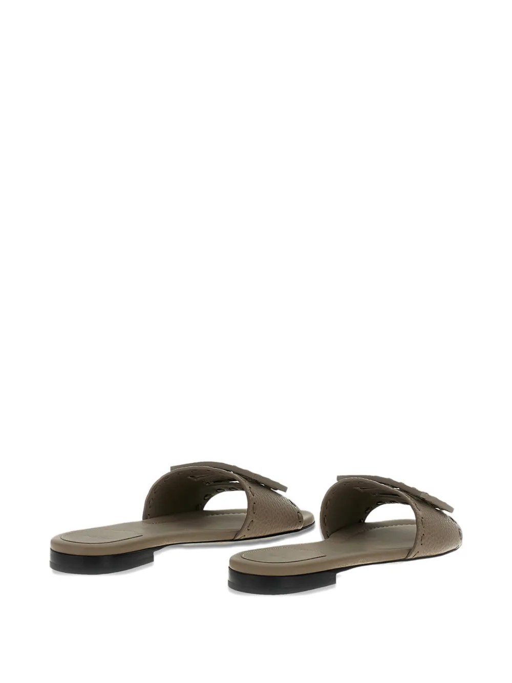 FENDI Leren muiltjes Grijs