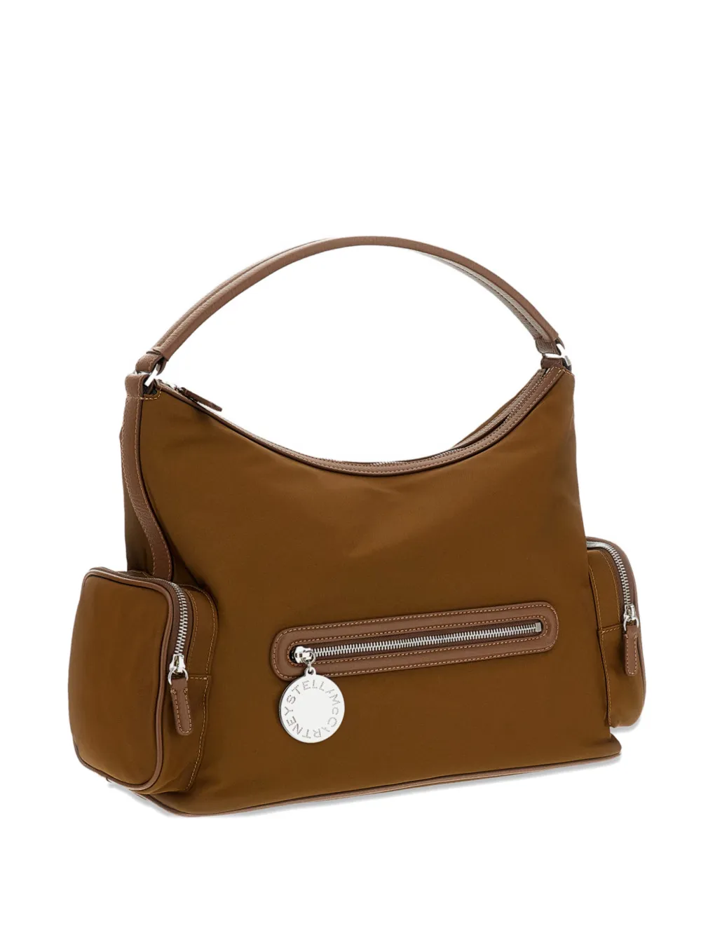 Stella McCartney Dartmoor zip-pocket tote bag - Marrone