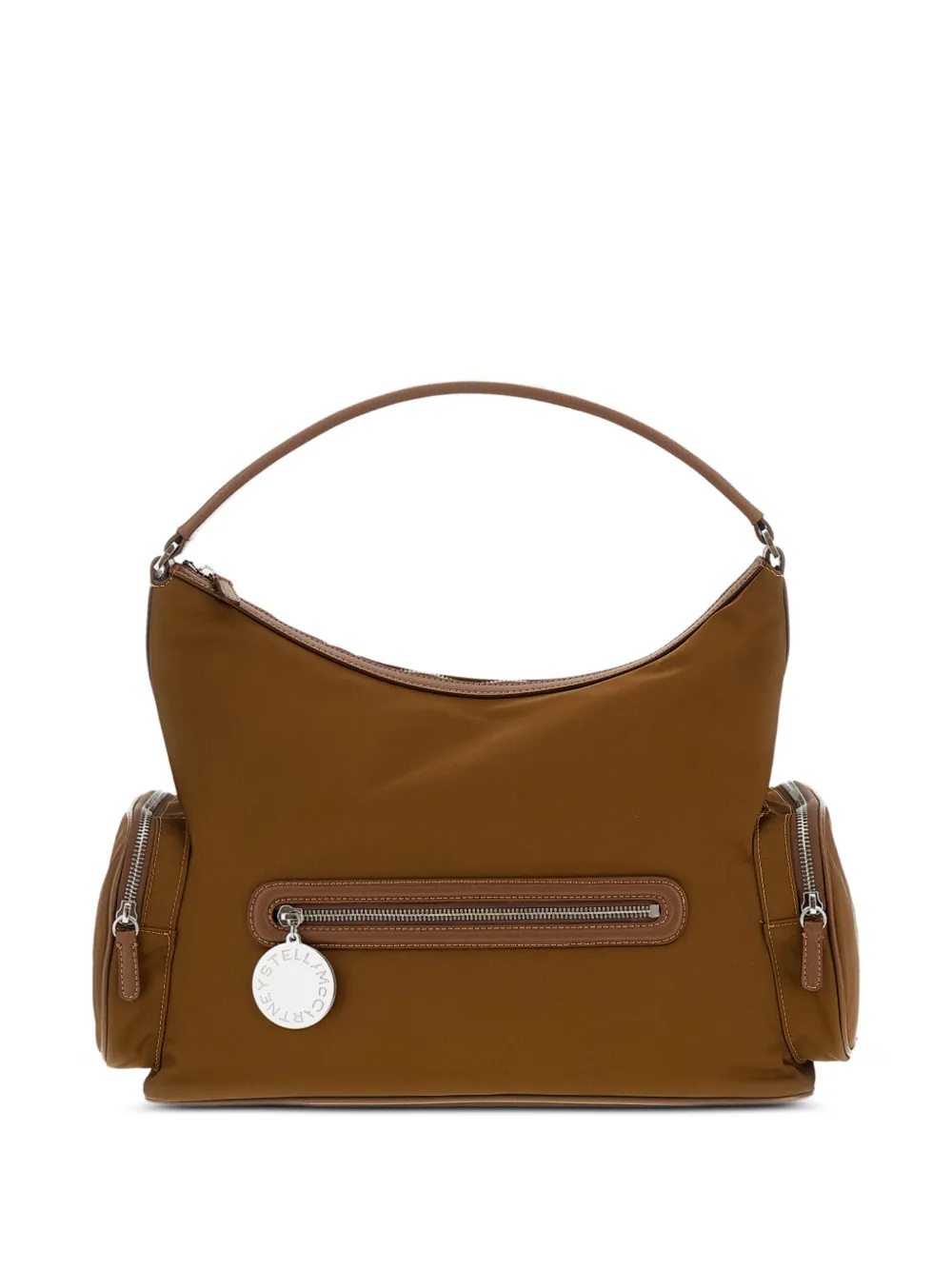 Stella McCartney Dartmoor zip-pocket tote bag - Marrone