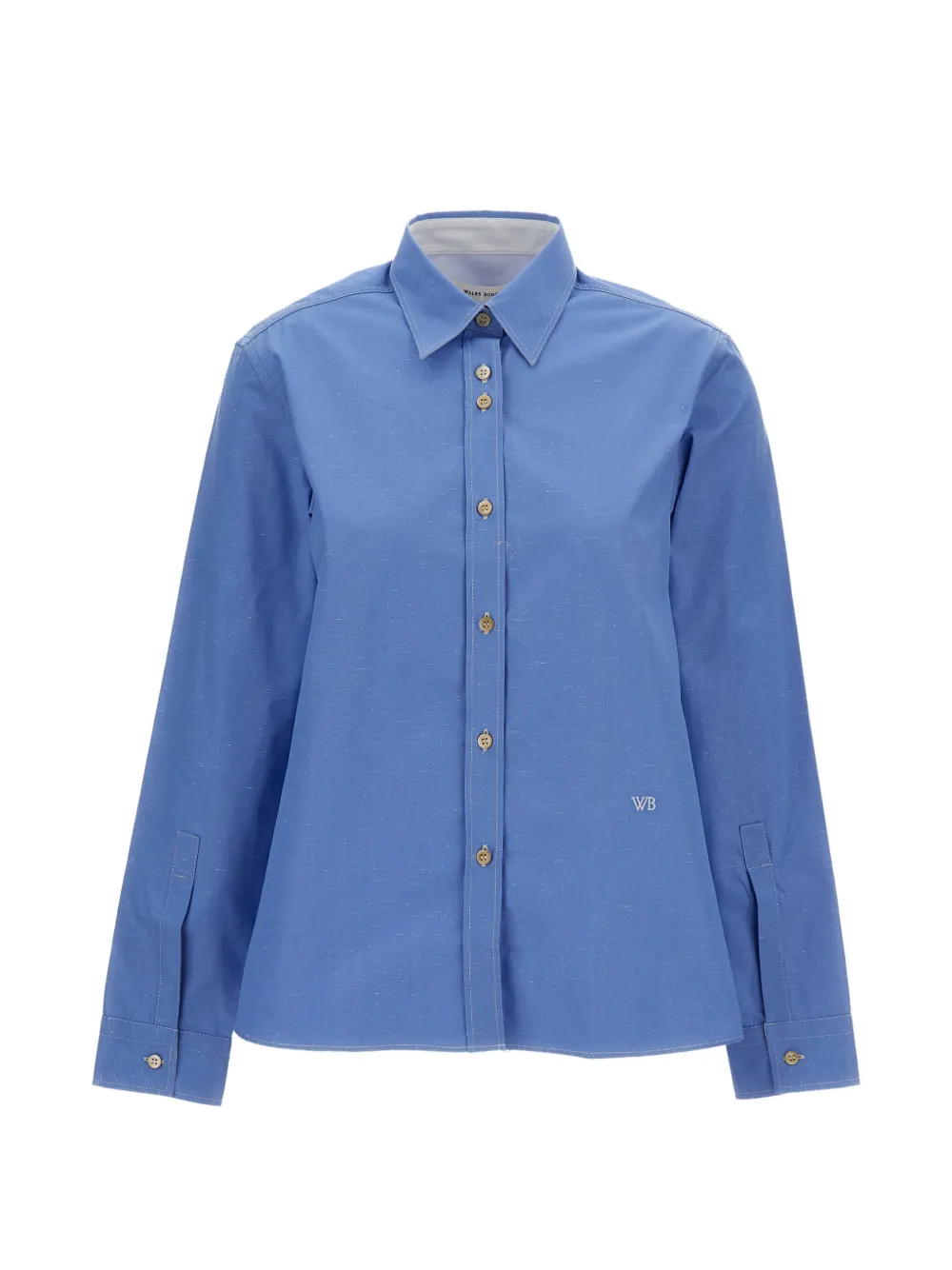 Wales Bonner long-sleeve shirt - Blu