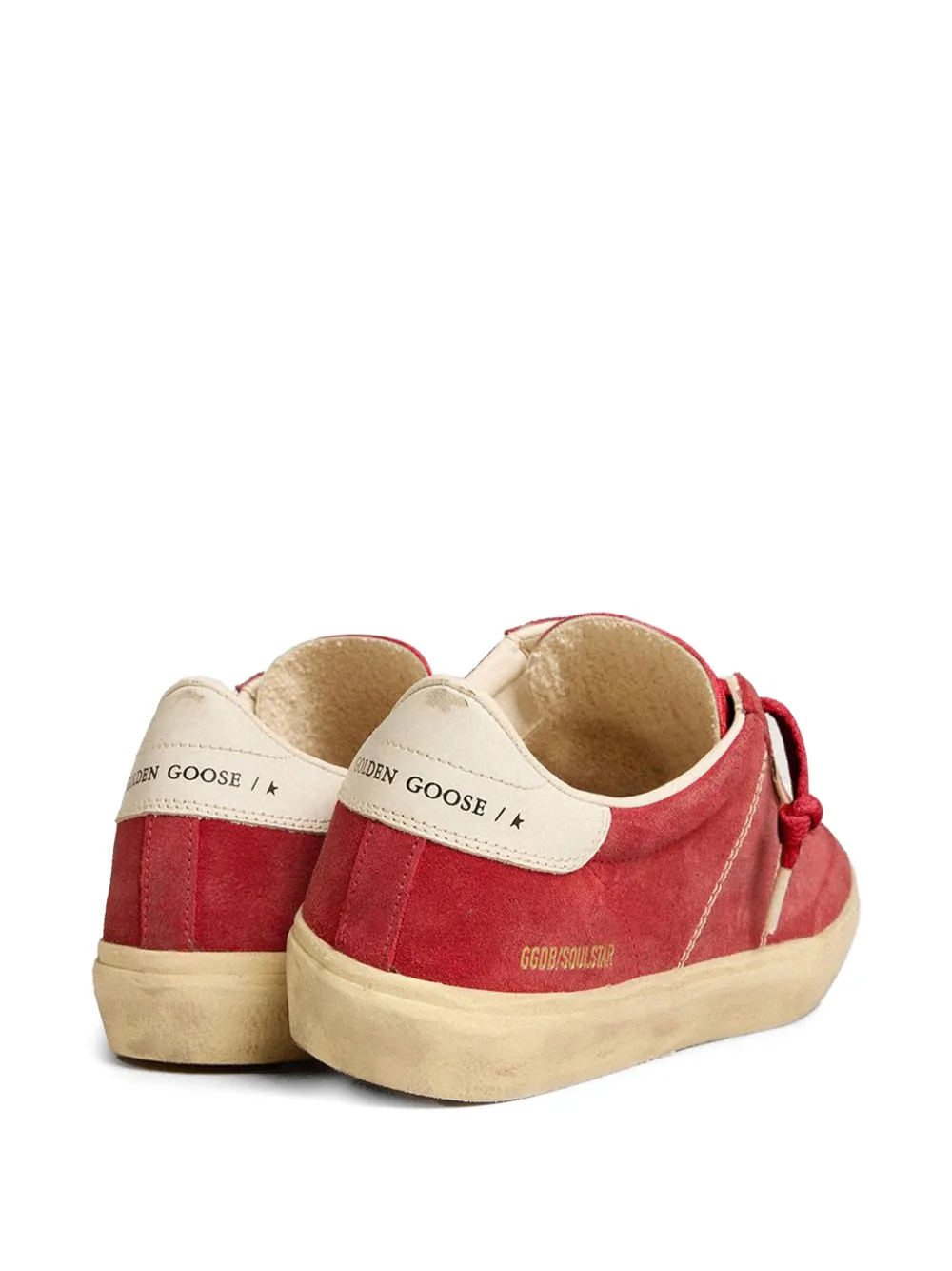 Golden Goose Soul Star suède sneakers Rood