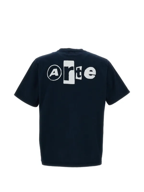 Arte Antwerp graphic-print T-shirt | Blue | FARFETCH JO