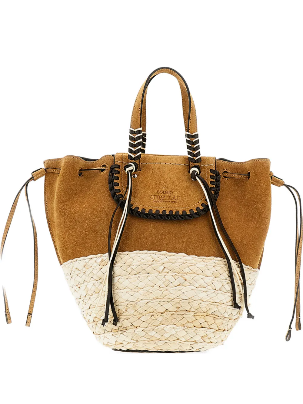 CUBA LAB Bolero tassel-detail tote bag Beige