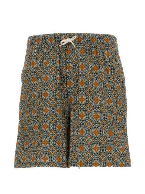 Les Deux drawstring patterned shorts