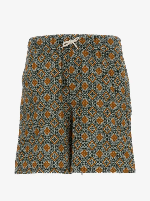 Les Deux drawstring patterned shorts