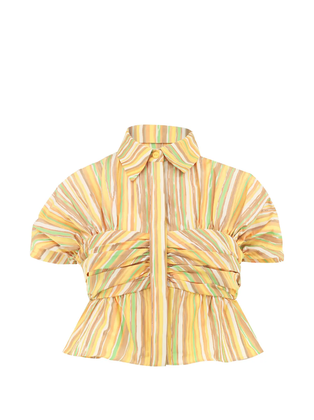 Alexis Arya striped top - Giallo