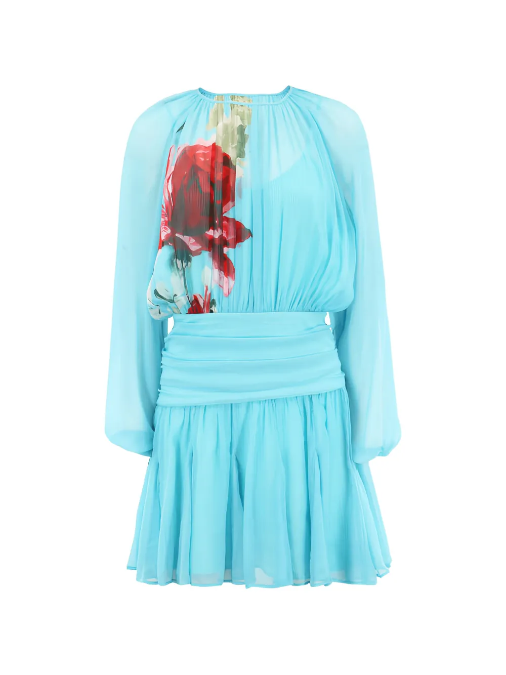 Christy Lynn Billie Rose floral mini dress - Blu