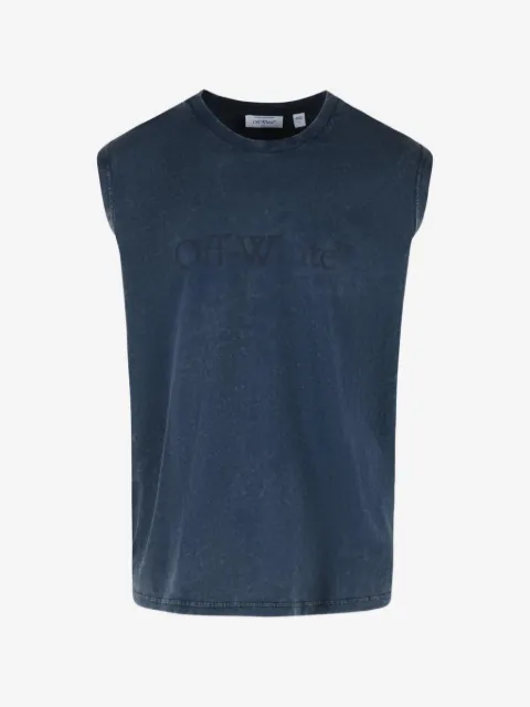 Off-White sleeveless cotton top