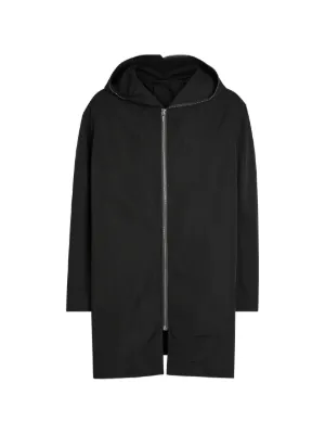 Rick Owens フーデッド コート | ブラック | FARFETCH JP