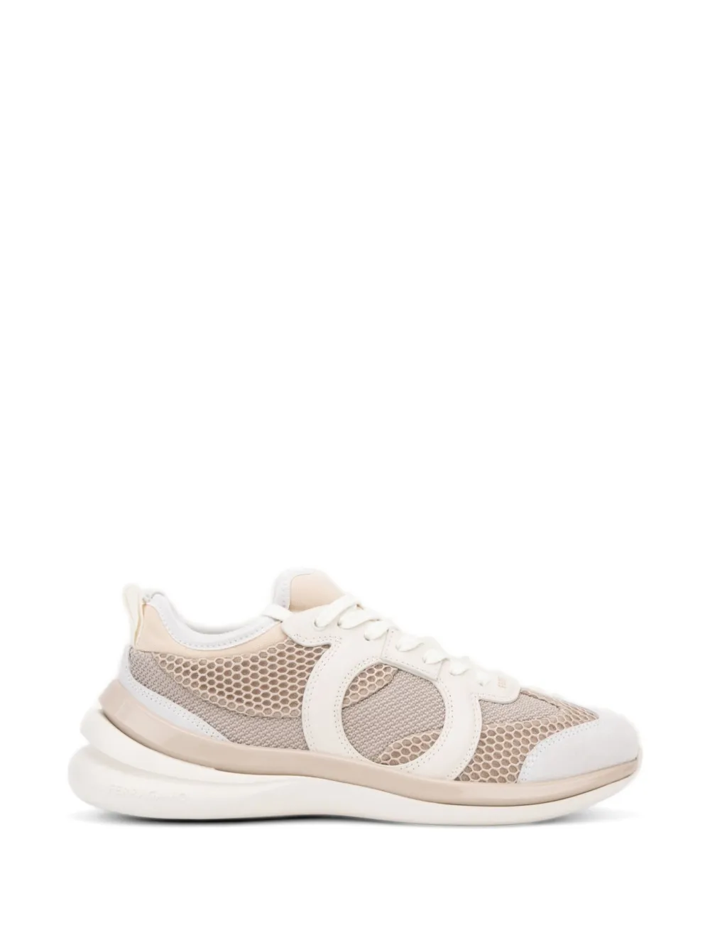Ferragamo net detail sneakers - Neutrals