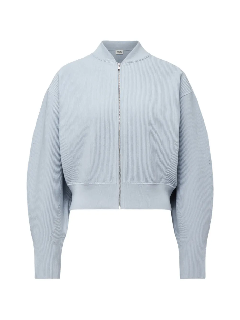Drykorn zipped ribbed knitwear - Blu