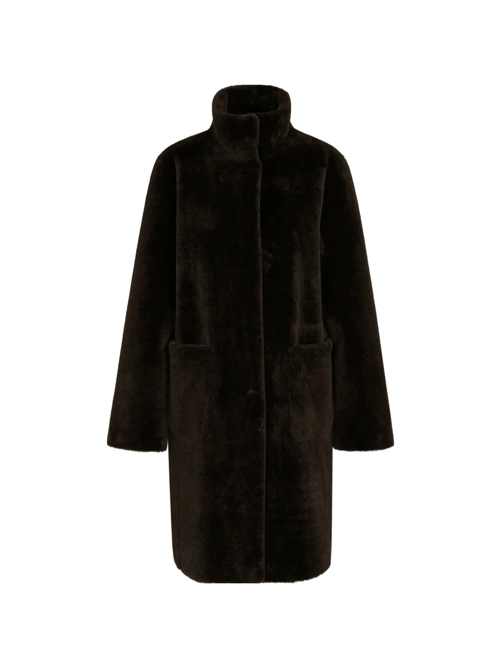 Juvia Teddy faux-fur coat - Marrone