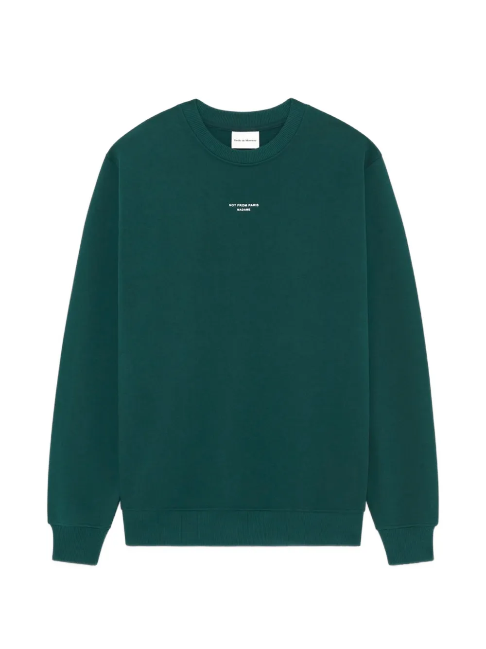 Drôle De Monsieur crew neck sweatshirt - Verde