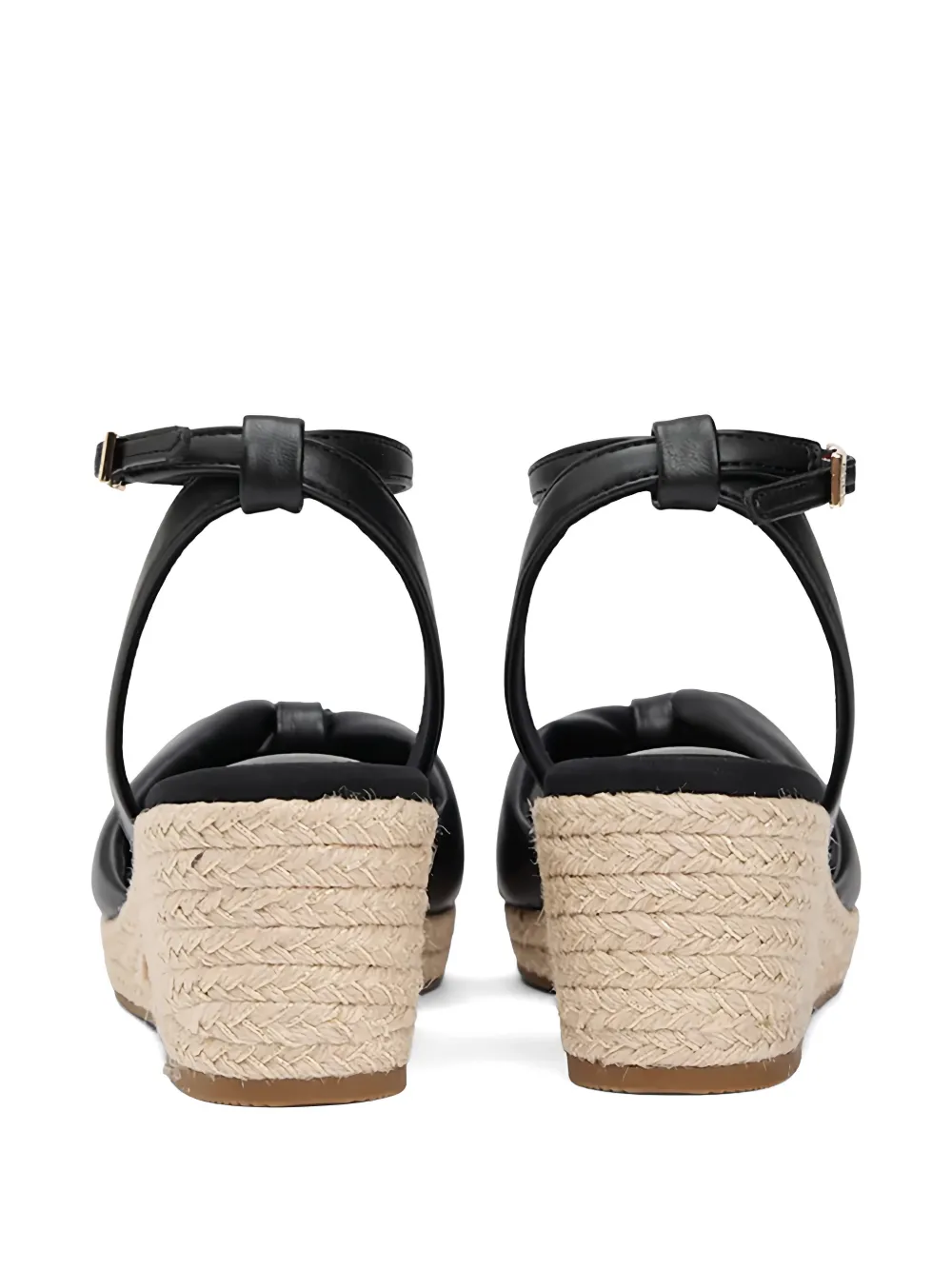 Tommy Hilfiger Sandalen met strik Zwart