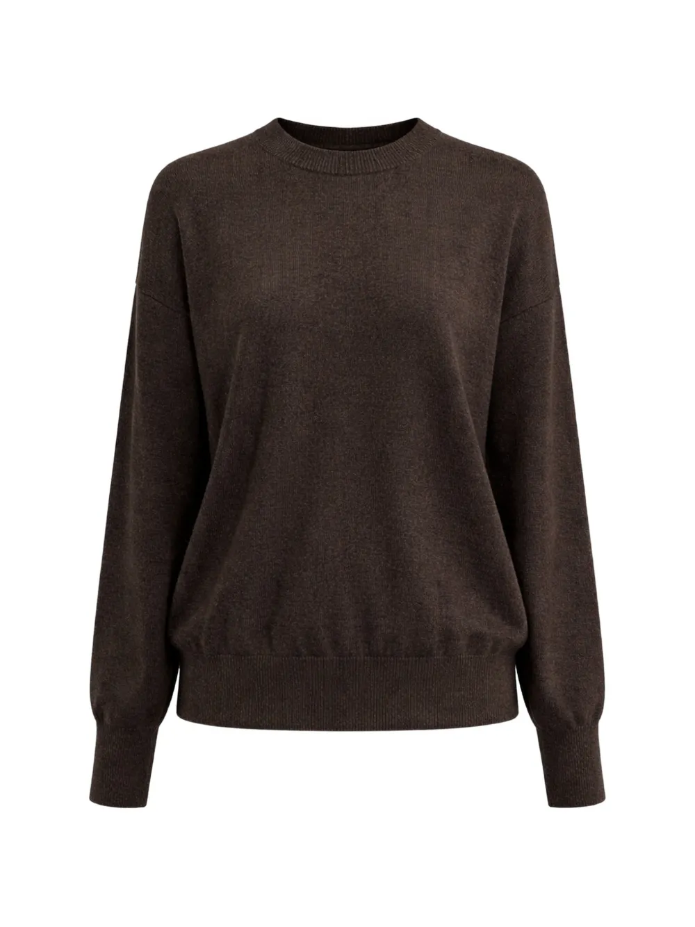 Oyuna Borte crew-neck sweater - Marrone
