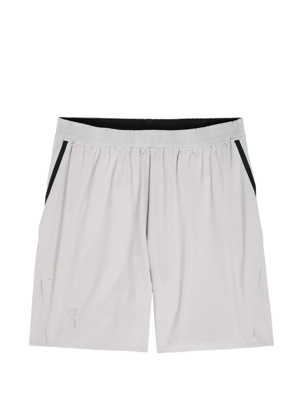 On black trim shorts - Grigio