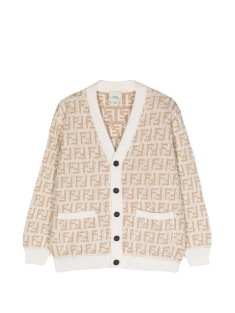 Fendi Kids FF-pattern cardigan