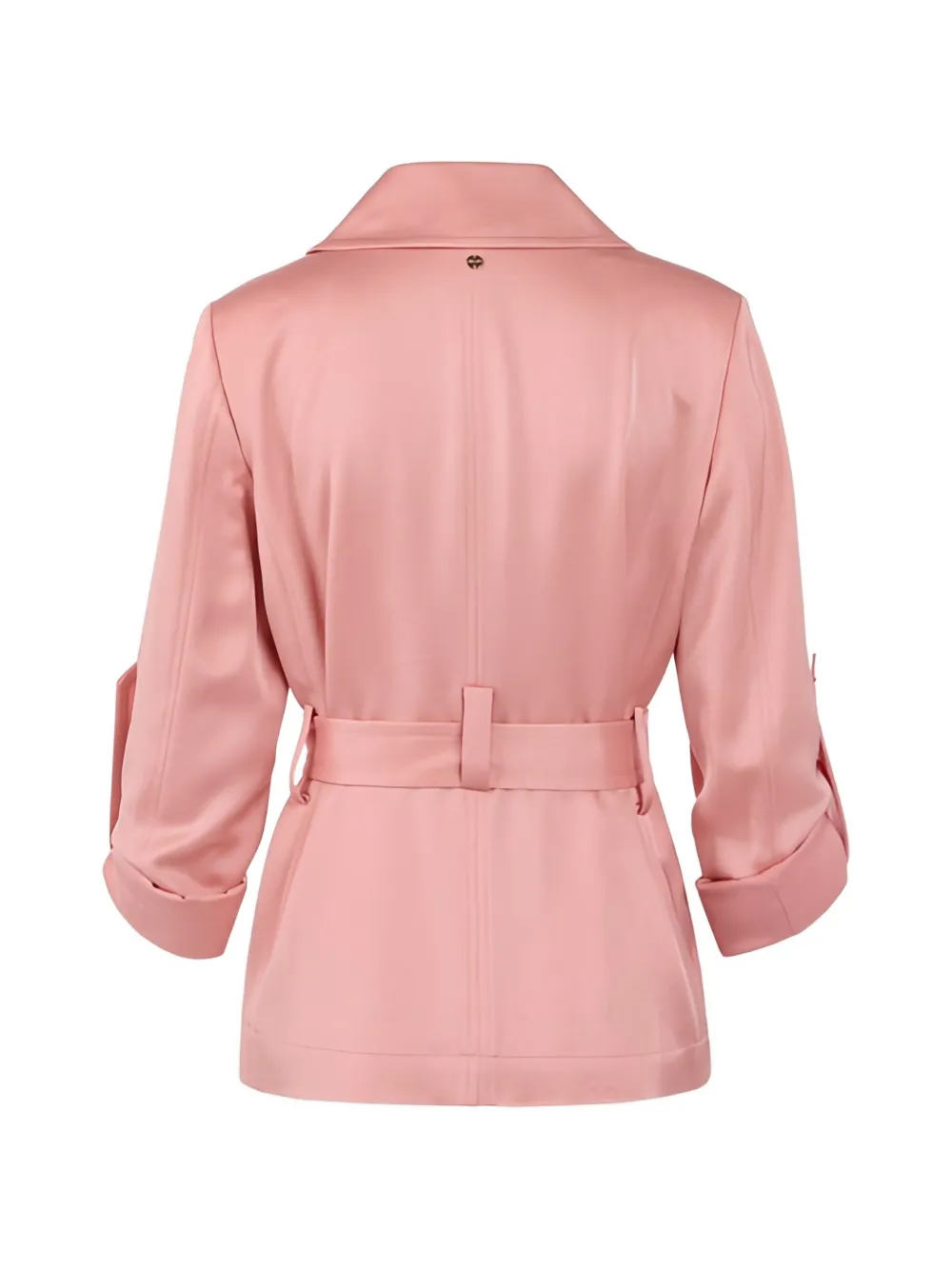  Marccain Double-breasted Satin Blazer - Neutrals 