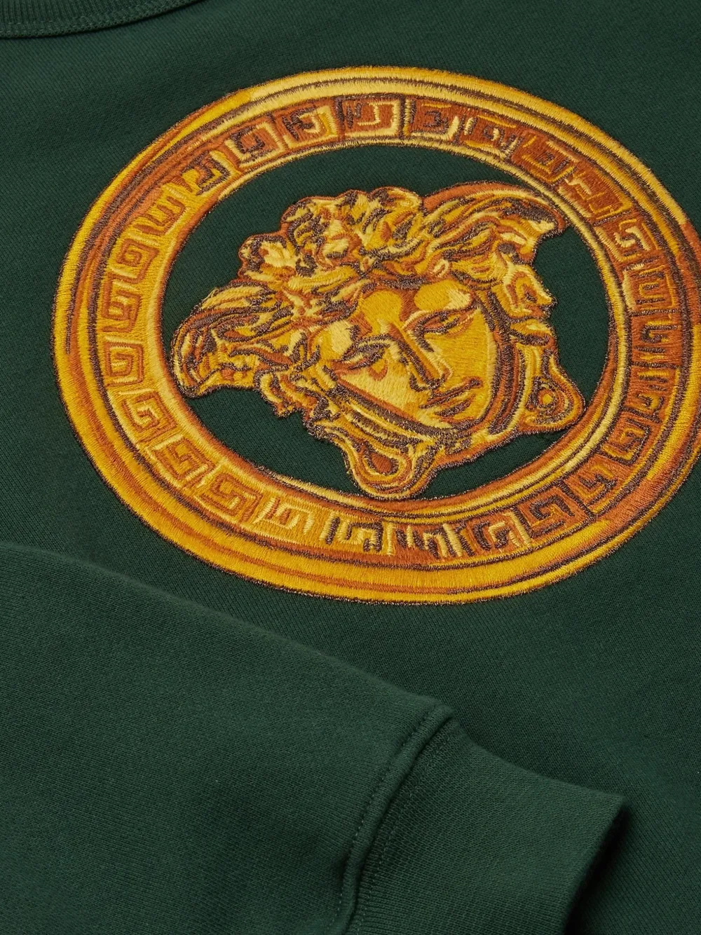 Medusa-Embroidered Sweatshirt