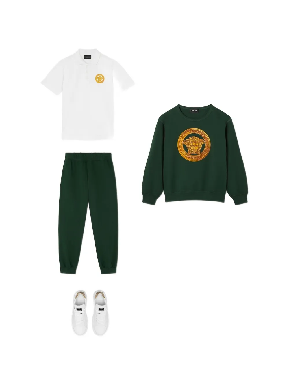 Medusa-Embroidered Sweatshirt