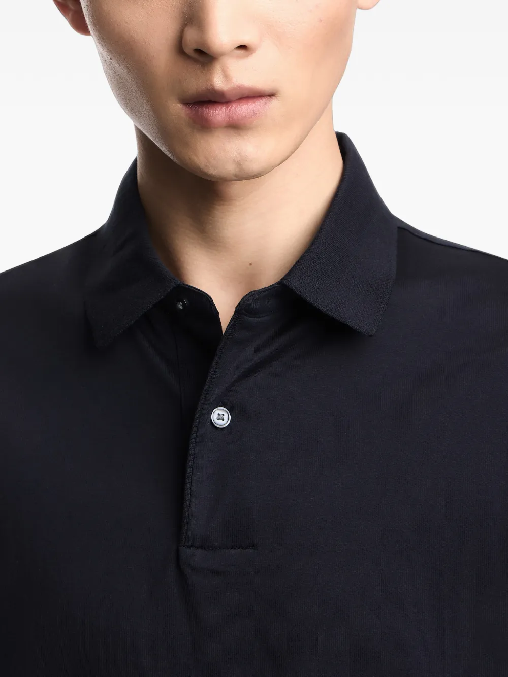 Emporio Armani Poloshirt met logo Blauw