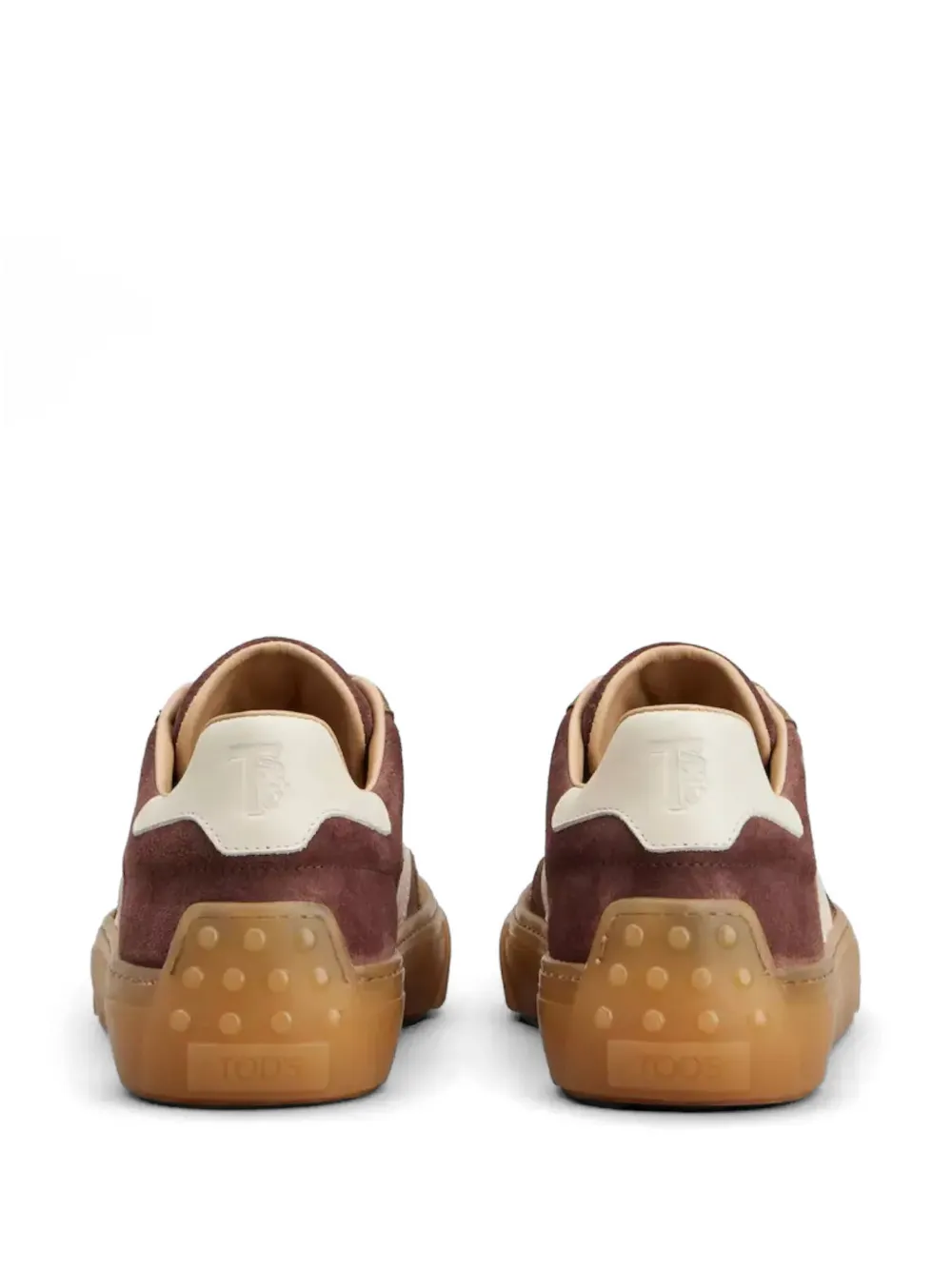 Tod's Sneakers met suède vlakken Bruin