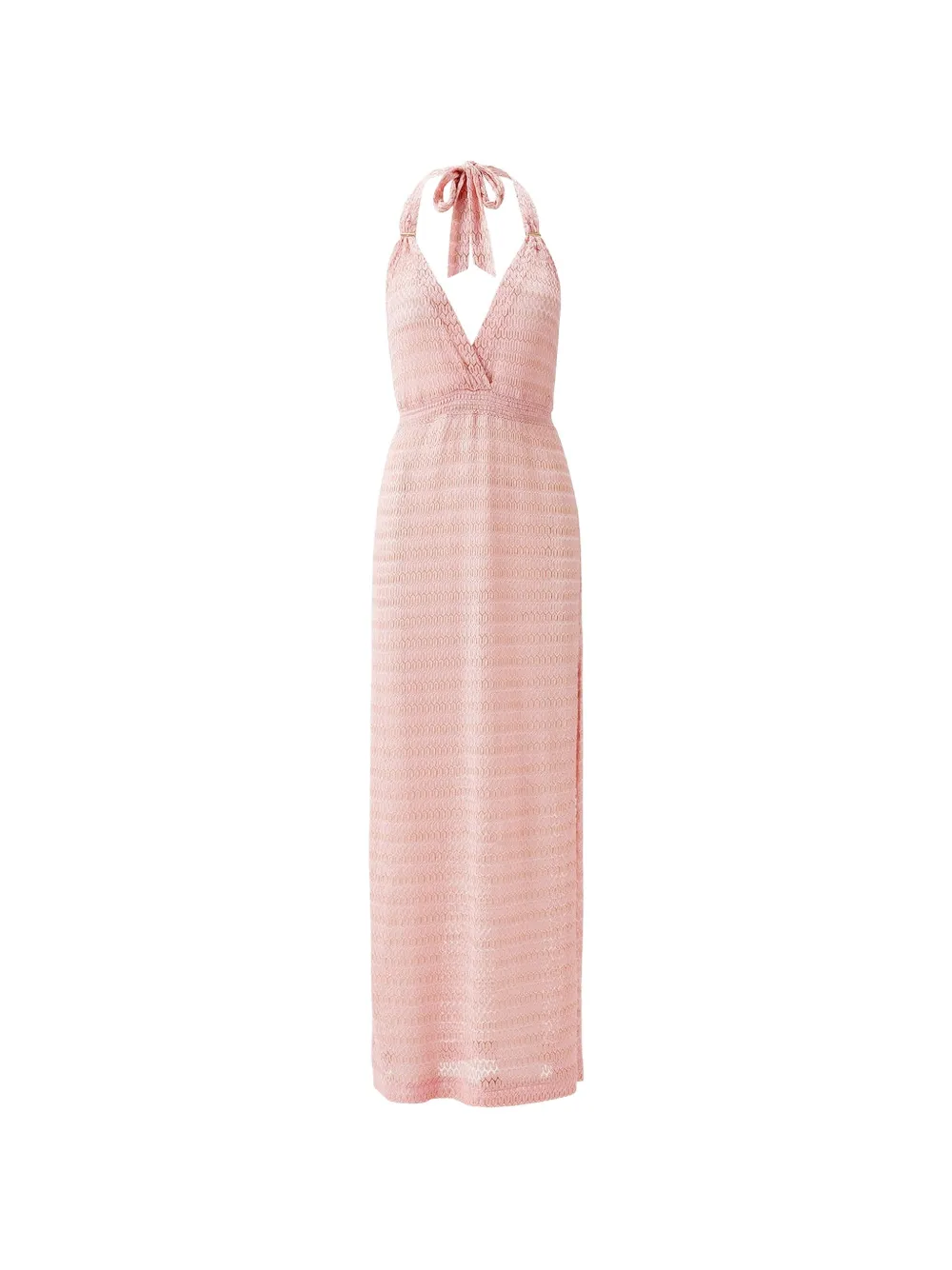 Melissa Odabash Mariah tie-neck maxi dress - Rosa
