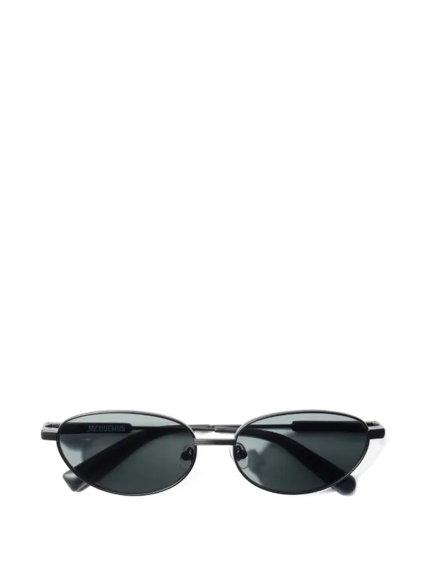 Jacquemus The Alba Sunglasses in Black