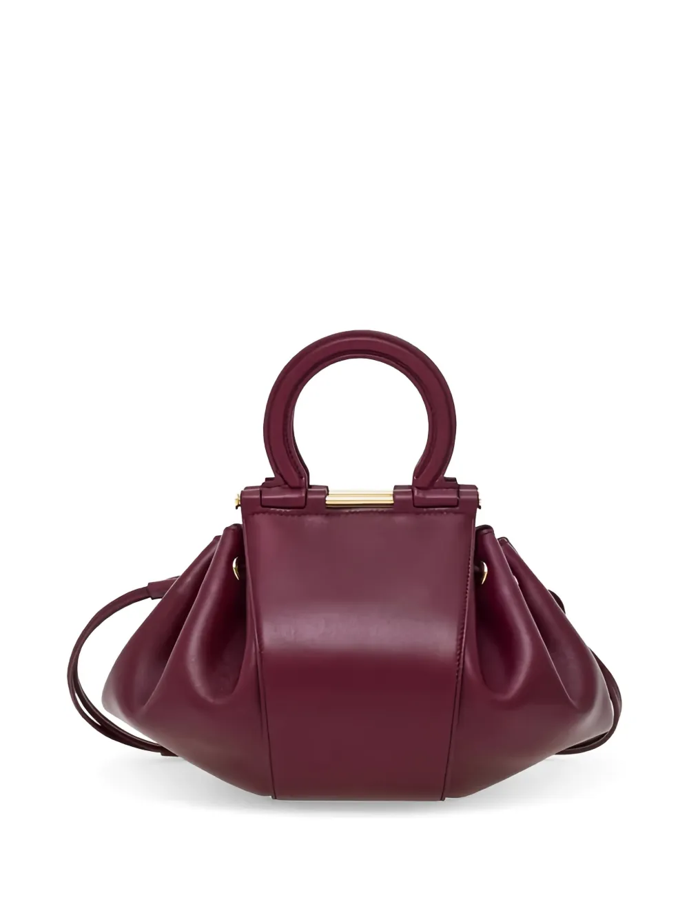 Ferragamo round handle satchel - Rosso