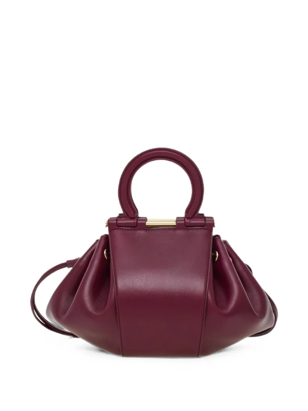 Ferragamo round handle satchel - Rosso