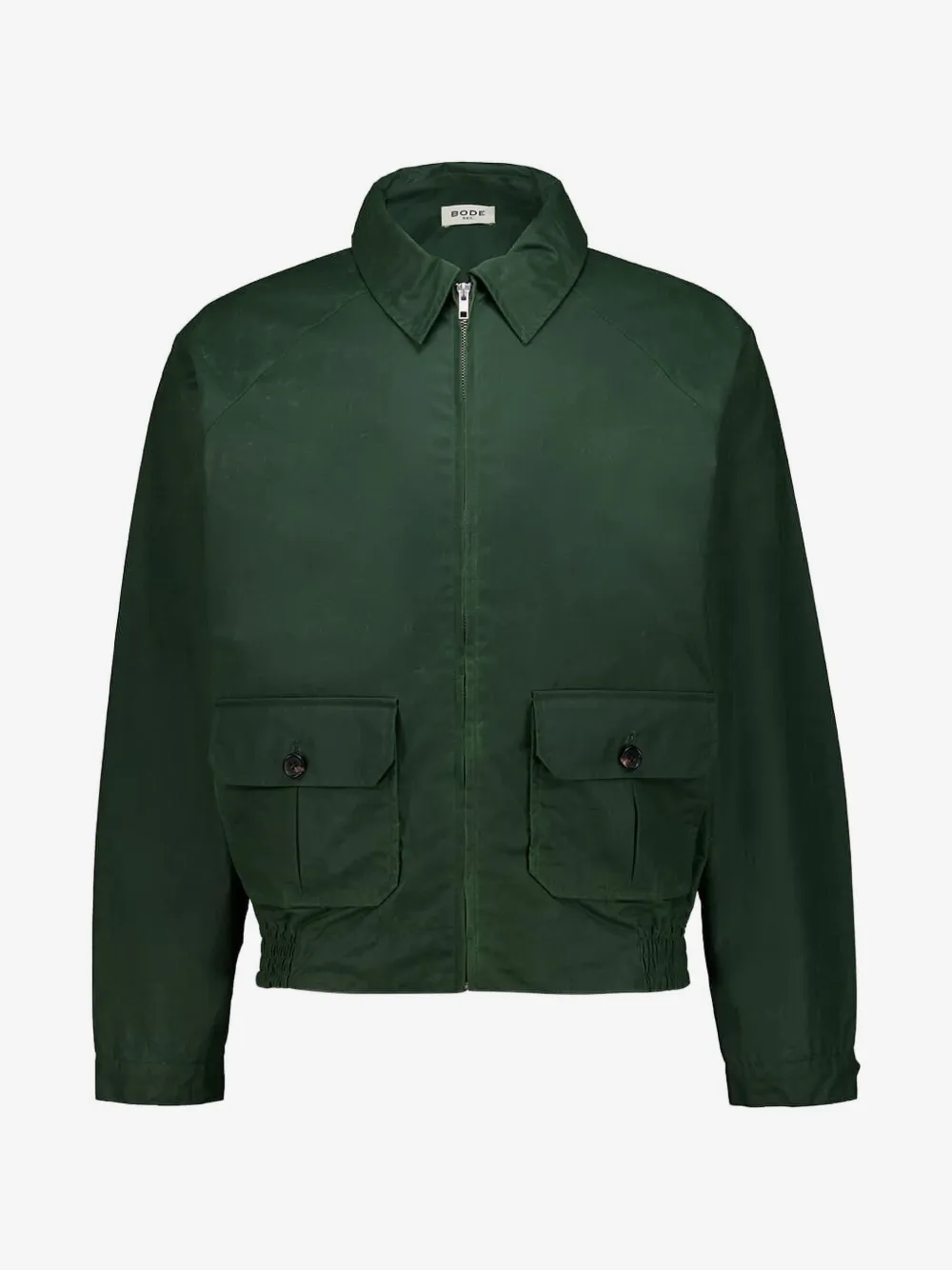 BODE Coach waxed jacket | Green | Image 1